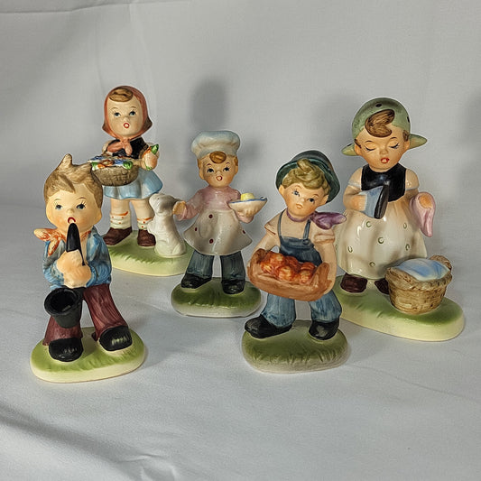Napco Children Figurines 5pc Set