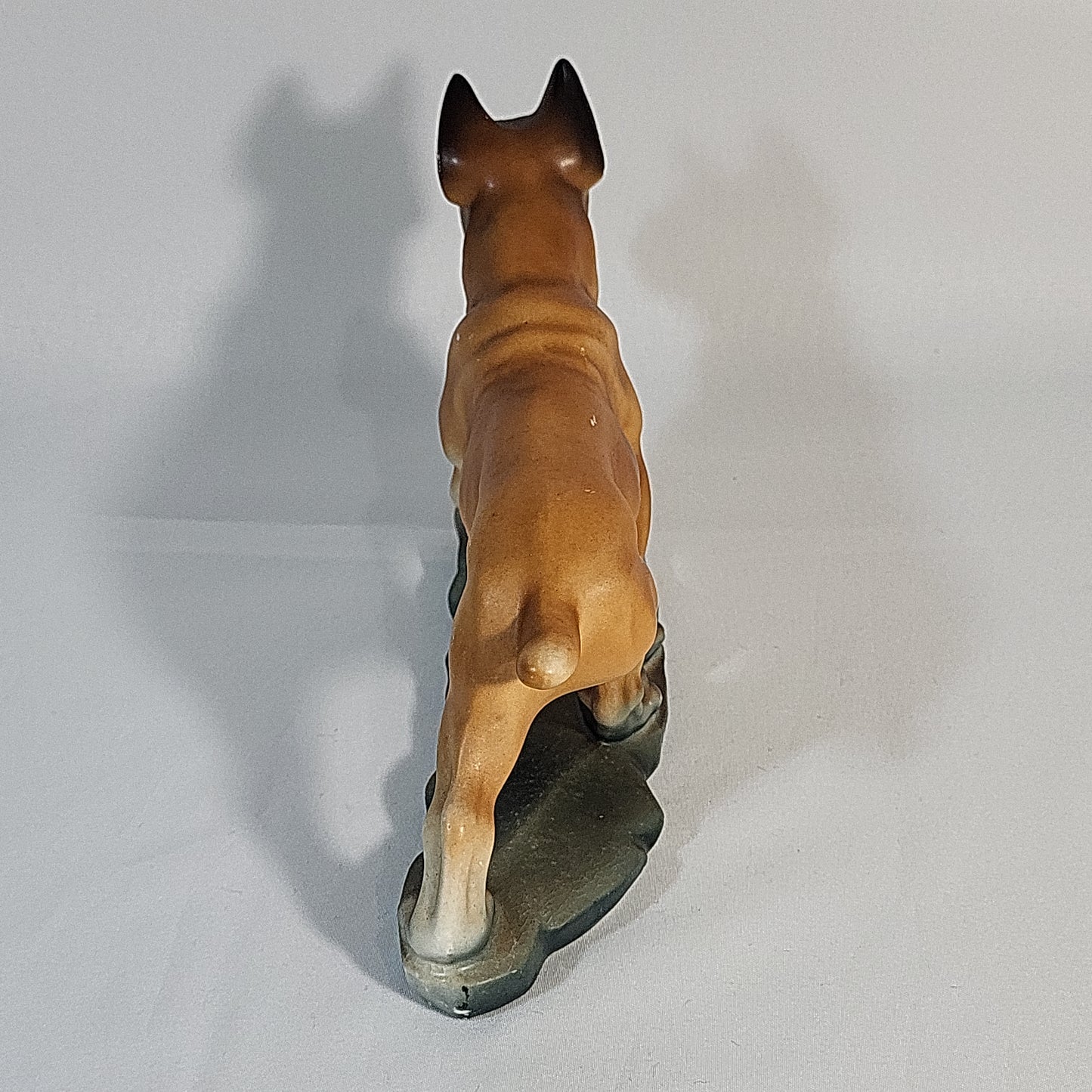 Wales Pottery Ceramic Boxer Dog Made in Japan 1960's