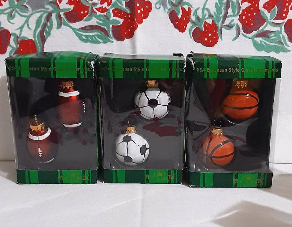 Kurt S Adler Sports Christmas Ornaments