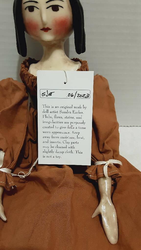 Handmade Clay Cloth Doll - trèsBin