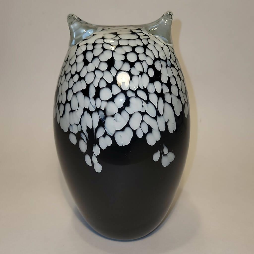 Murano Style Artisan Glass Owl