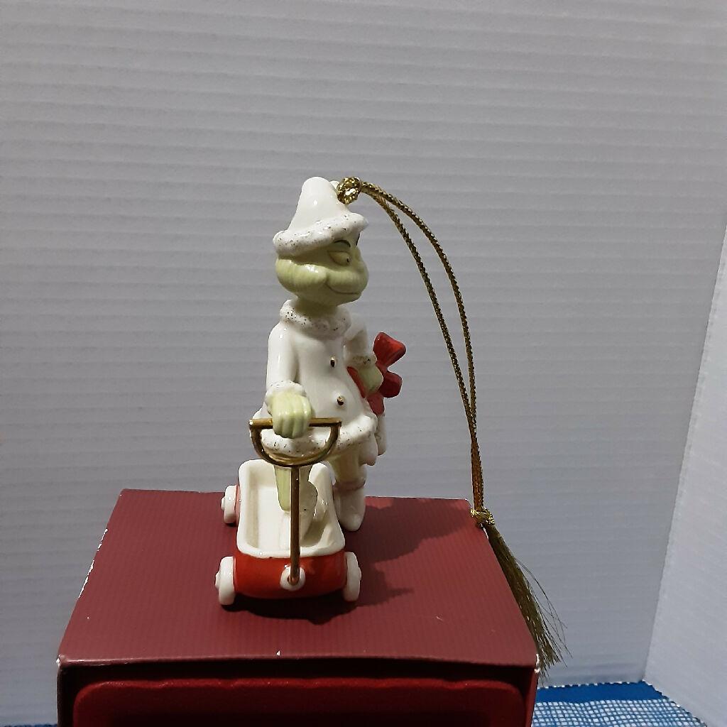 2009 Lenox Dr Seuss Grinch Who Express Christmas Ornament - trèsBin