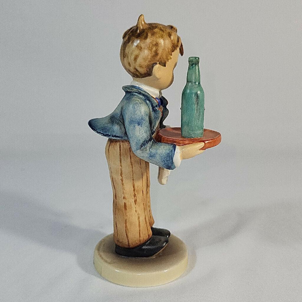 Goebel Hummel "Waiter" Boy with Wine Bottle and Glass #154 - trèsBin