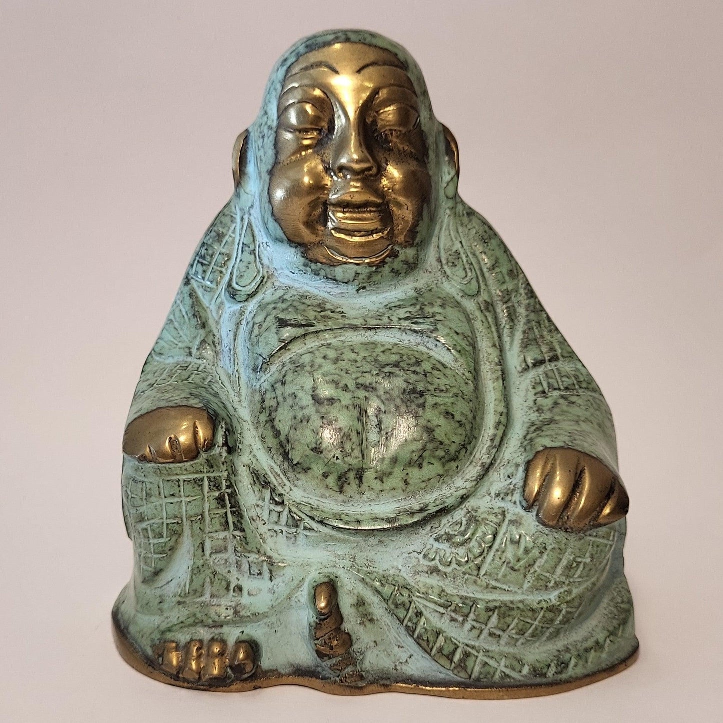 Lucky Brass Buddha 5.5" - trèsBin