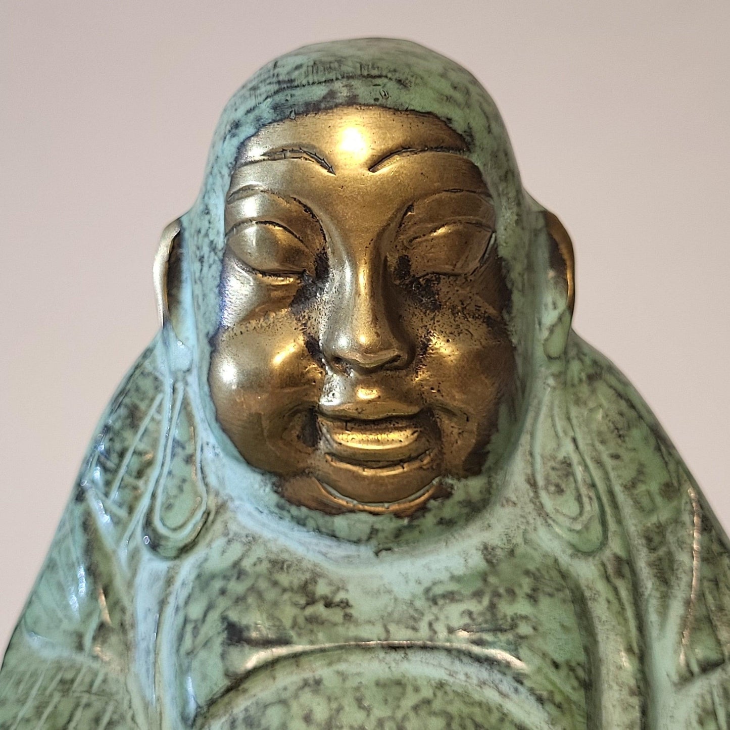 Lucky Brass Buddha 5.5" - trèsBin