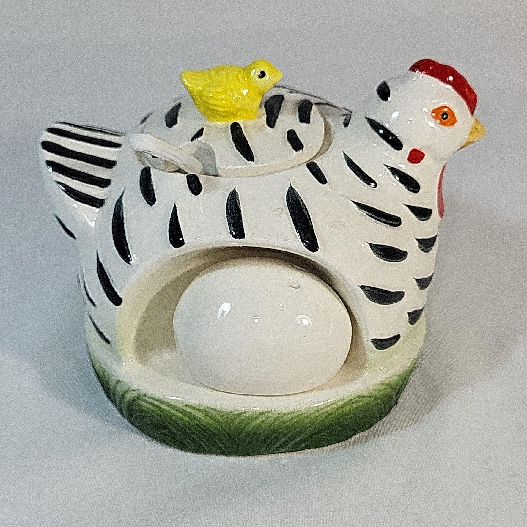 Vandor Hen with Eggs Sugar Bowl Salt and Pepper Shakers - trèsBin