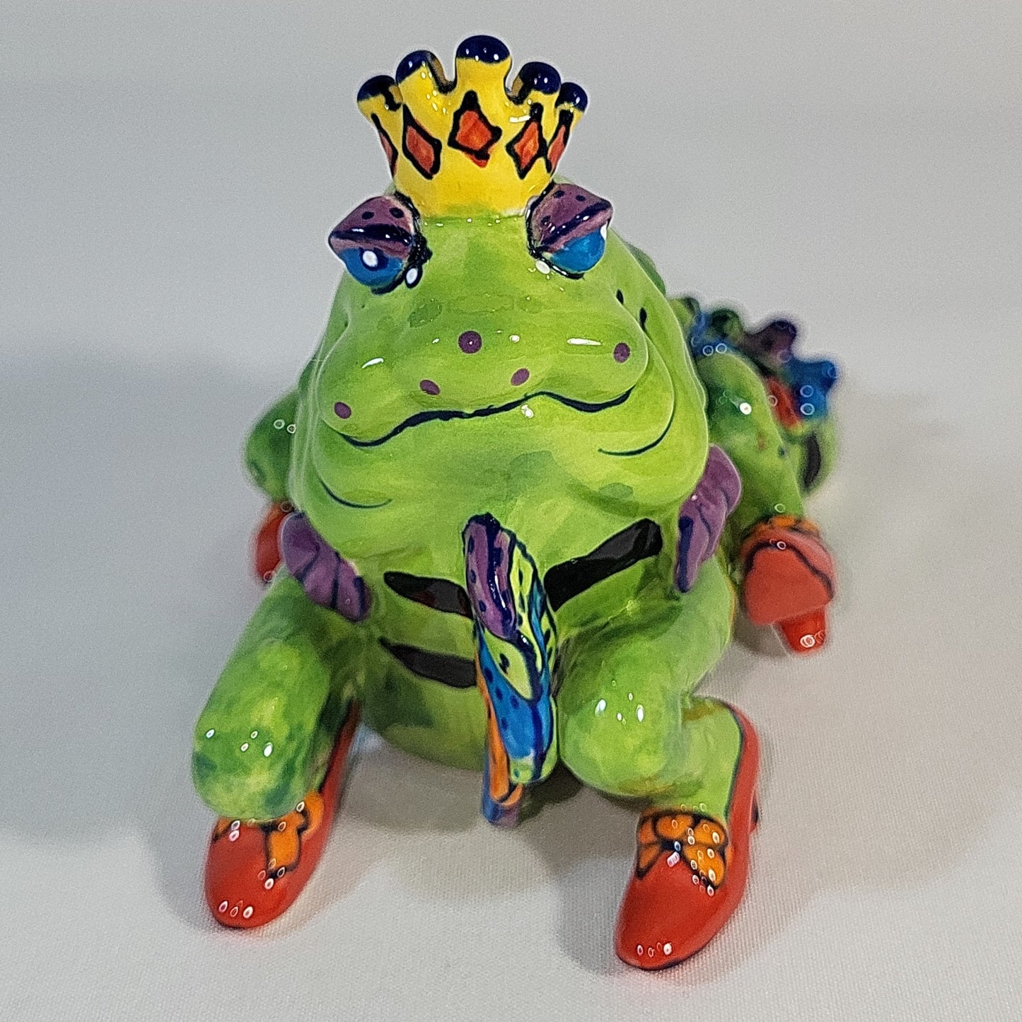 Lizzy The Wonderful Lizard of Oz Salt & Pepper Shakers By Diane Kwiecien 2002