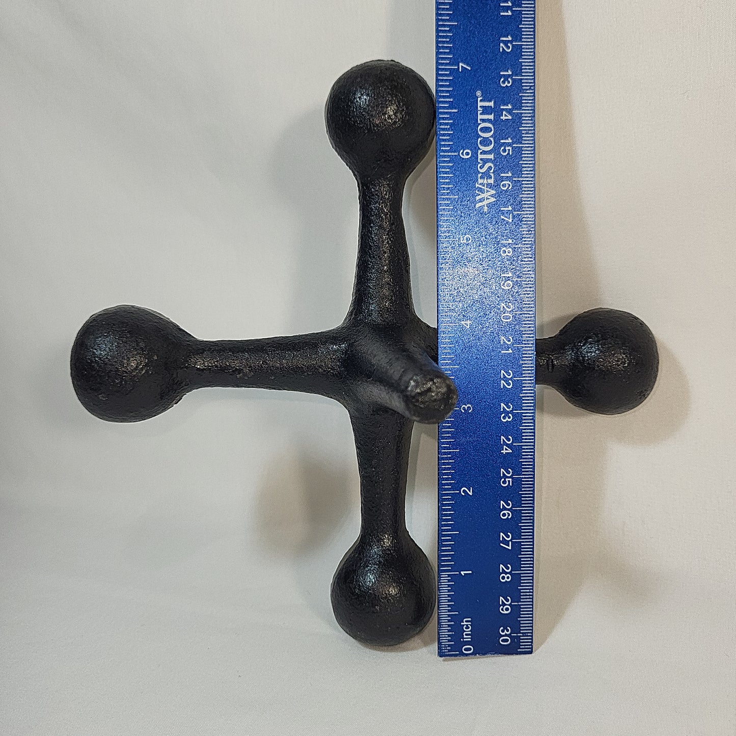 Jumbo Cast Iron Jacks Bookends Paper Weights