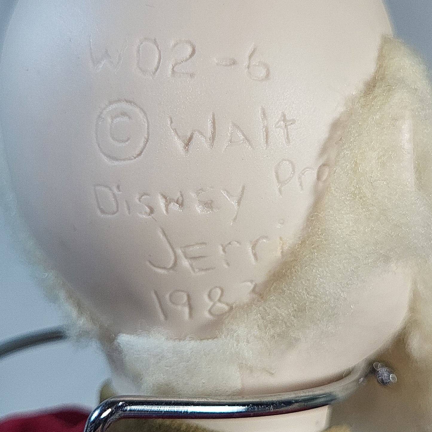 Walt Disney Snow White and the Seven Dwarfs Grumpy Doll by Jerri McCloud 1983 with stand