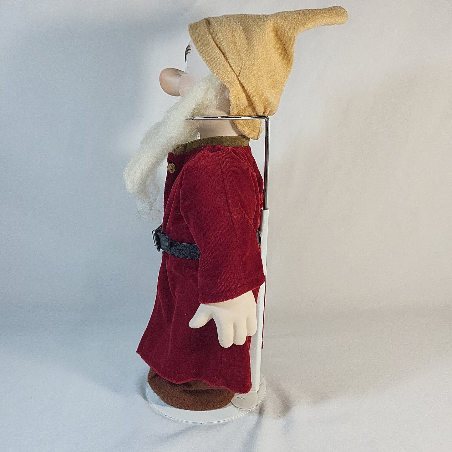 Walt Disney Snow White and the Seven Dwarfs Grumpy Doll by Jerri McCloud 1983 with stand