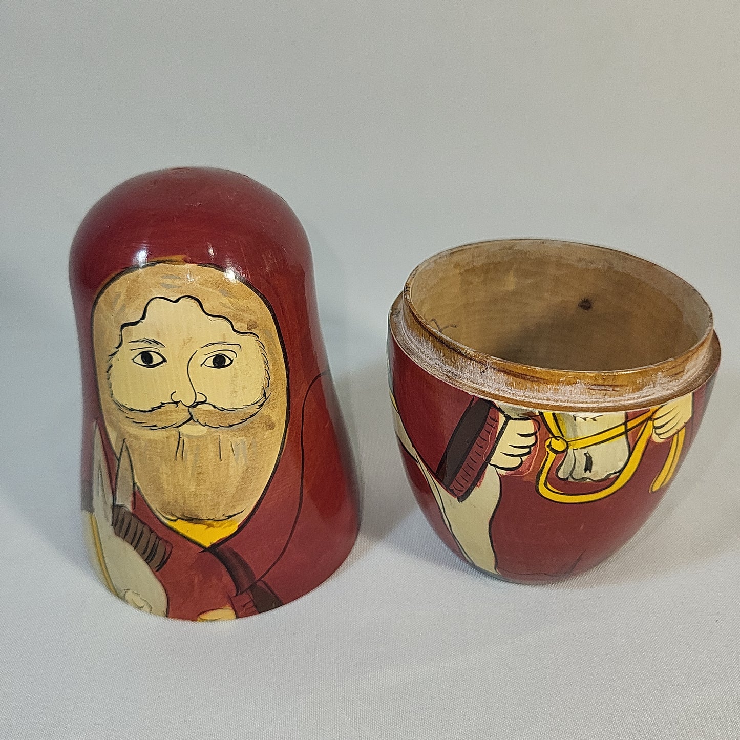 Authentic Models Nesting Nativity Wooden Dolls 6 Piece Set