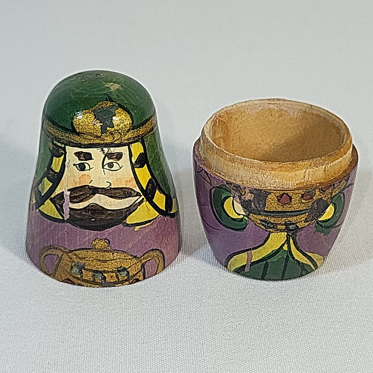 Authentic Models Nesting Nativity Wooden Dolls 6 Piece Set