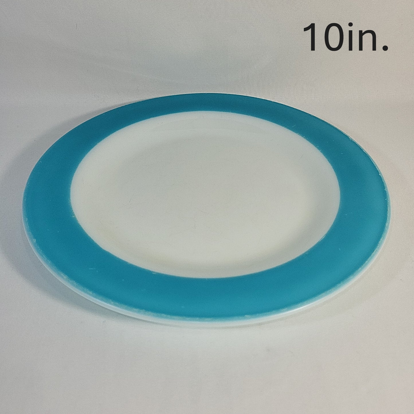 Pyrex Turquoise Rim Dinnerware Set 25pc