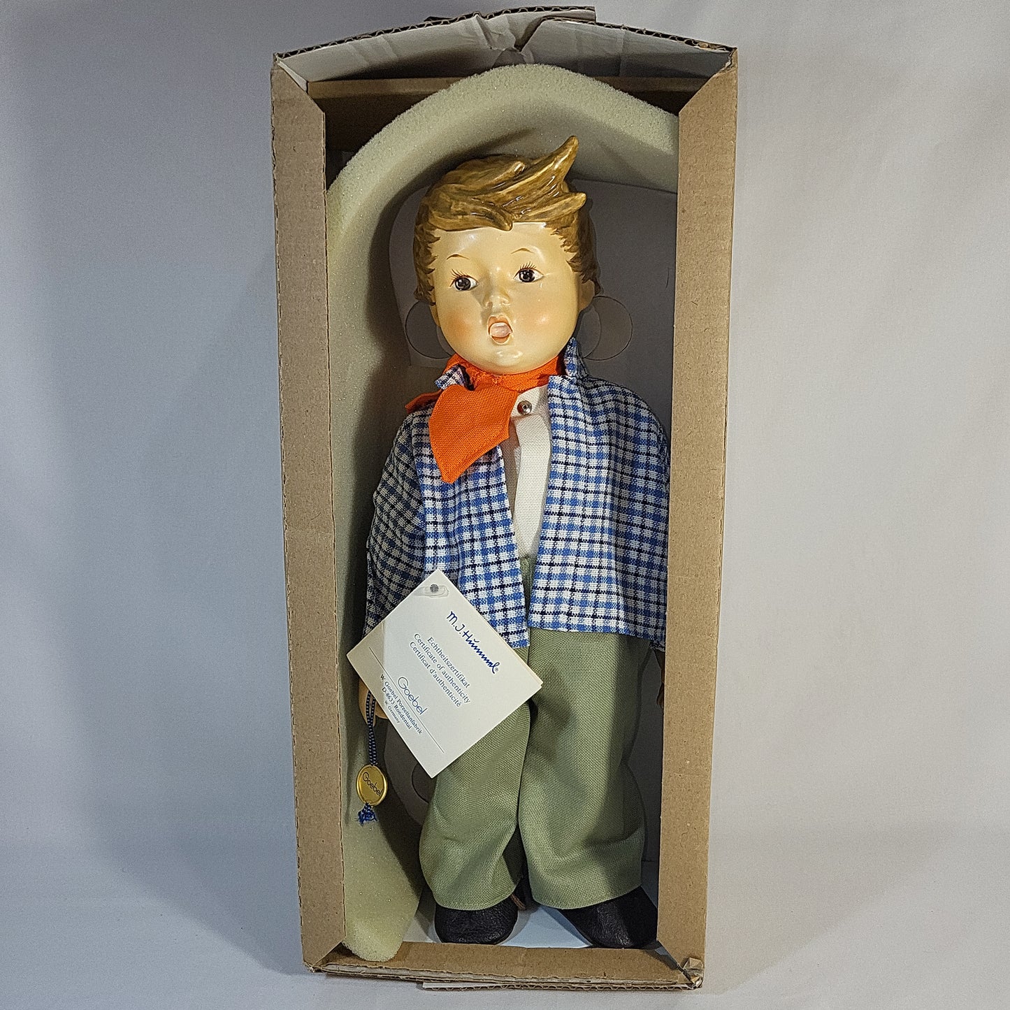 M.J. Hummel Goebel “Birthday Serenade” Vintage Doll 15 inch #718