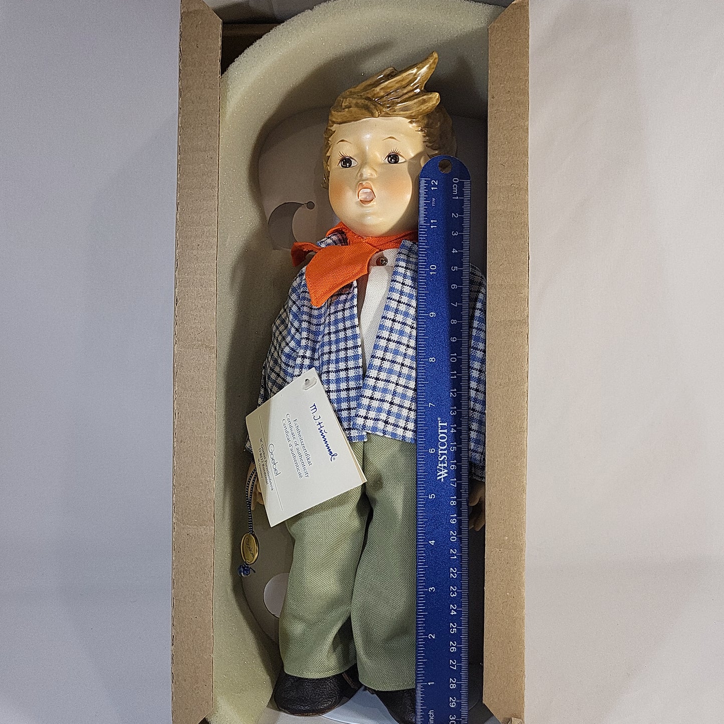 M.J. Hummel Goebel “Birthday Serenade” Vintage Doll 15 inch #718