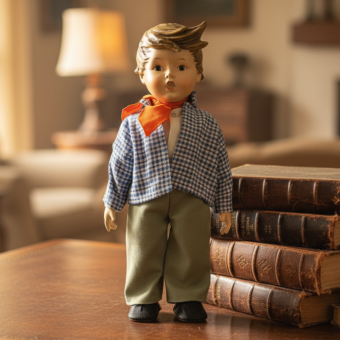 M.J. Hummel Goebel “Birthday Serenade” Vintage Doll 15 inch #718