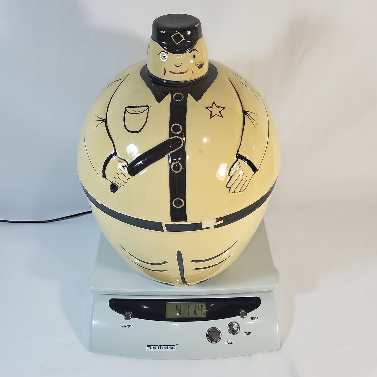 Original (Likely) Watt Pottery Policeman Cookie Jar