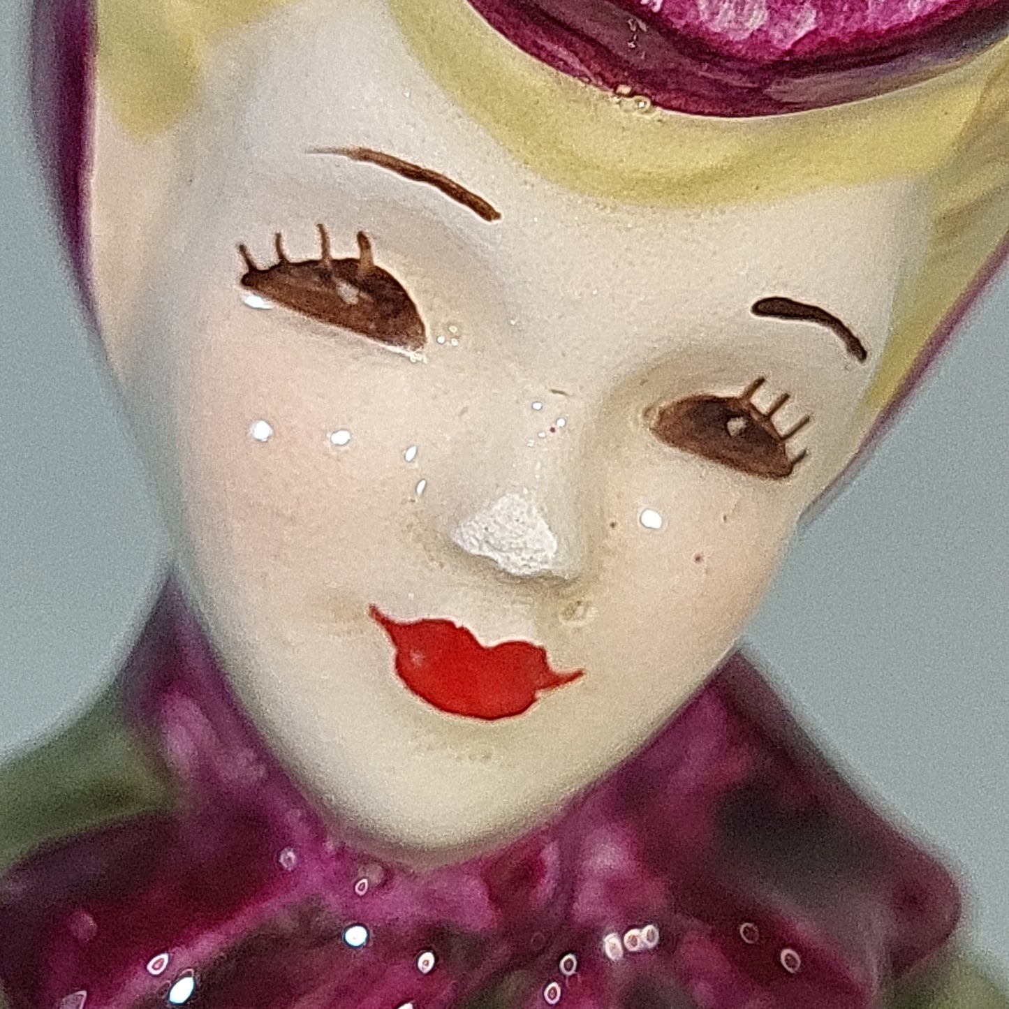 Florence Ceramics Co. Beautiful DALIA female green Figurine