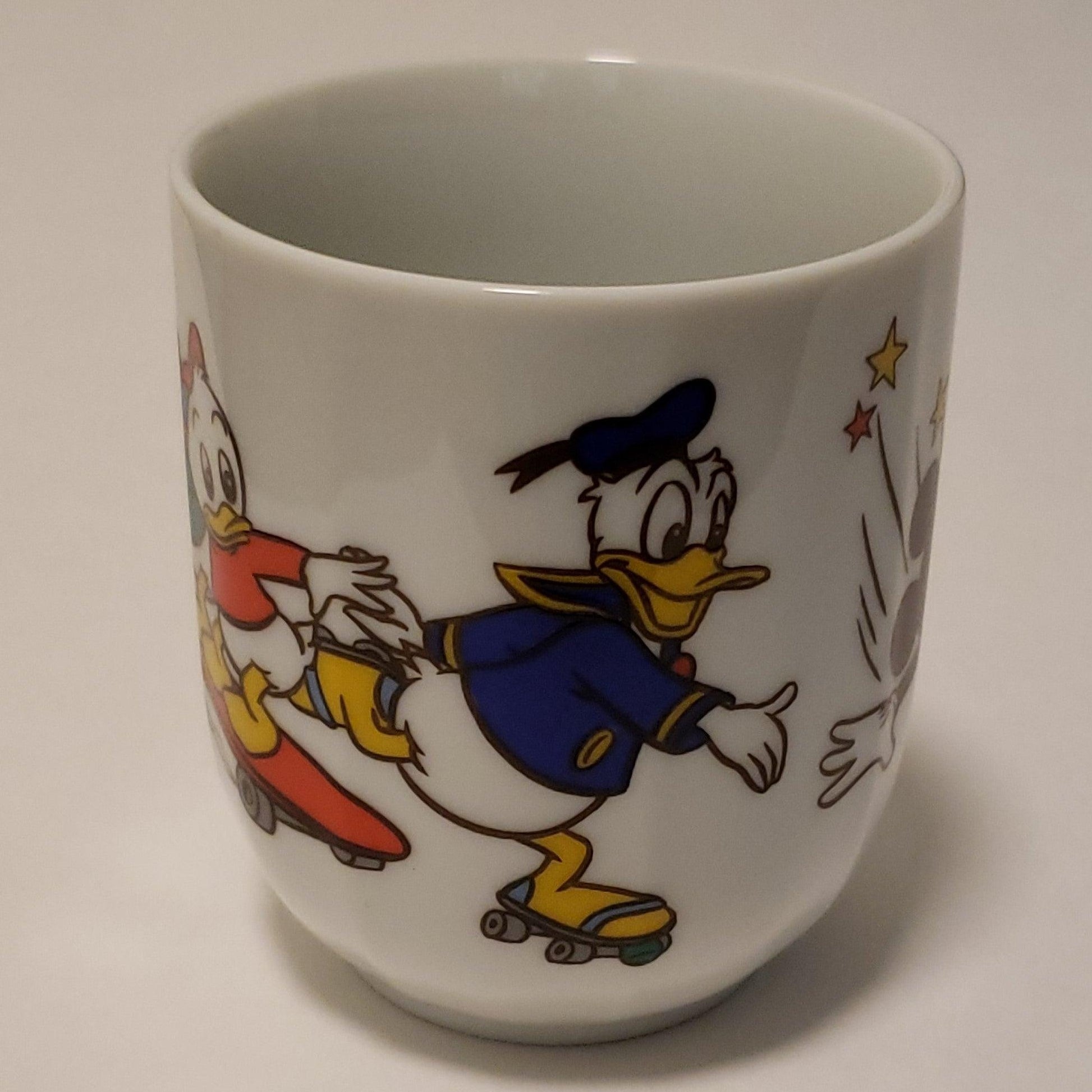 Mickey Mouse Donald Duck Sango China Cups from Japan - 1pair - trèsBin