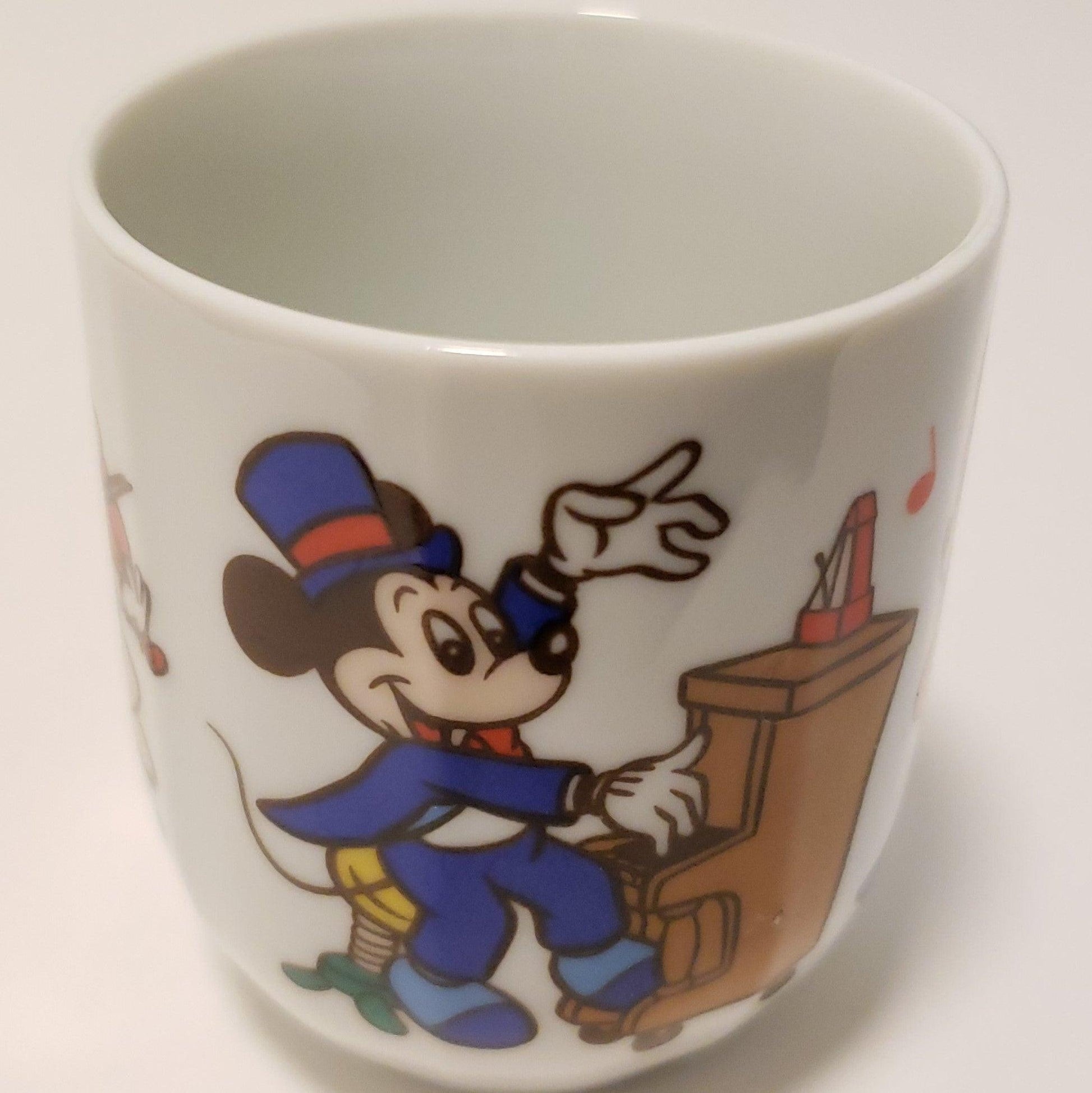 Mickey Mouse Donald Duck Sango China Cups from Japan - 1pair - trèsBin