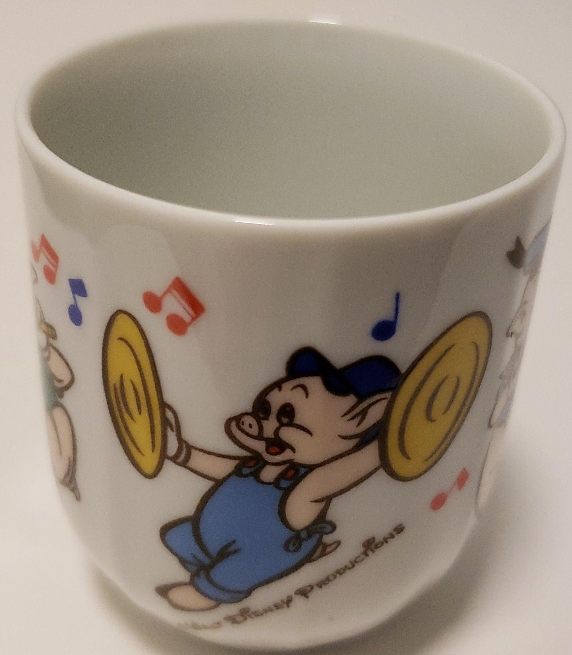 Mickey Mouse Donald Duck Sango China Cups from Japan - 1pair - trèsBin