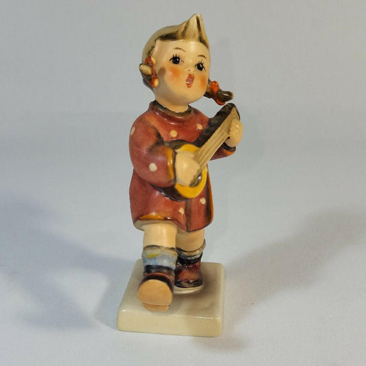 Goebel Hummel "Happiness" Little Girl with Banjo #86 - trèsBin