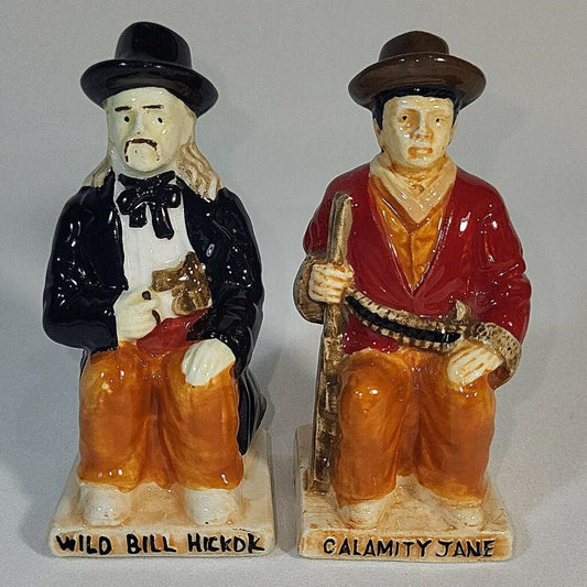 Wild Bill Hickok & Calamity Jane Salt & Pepper Shakers - trèsBin