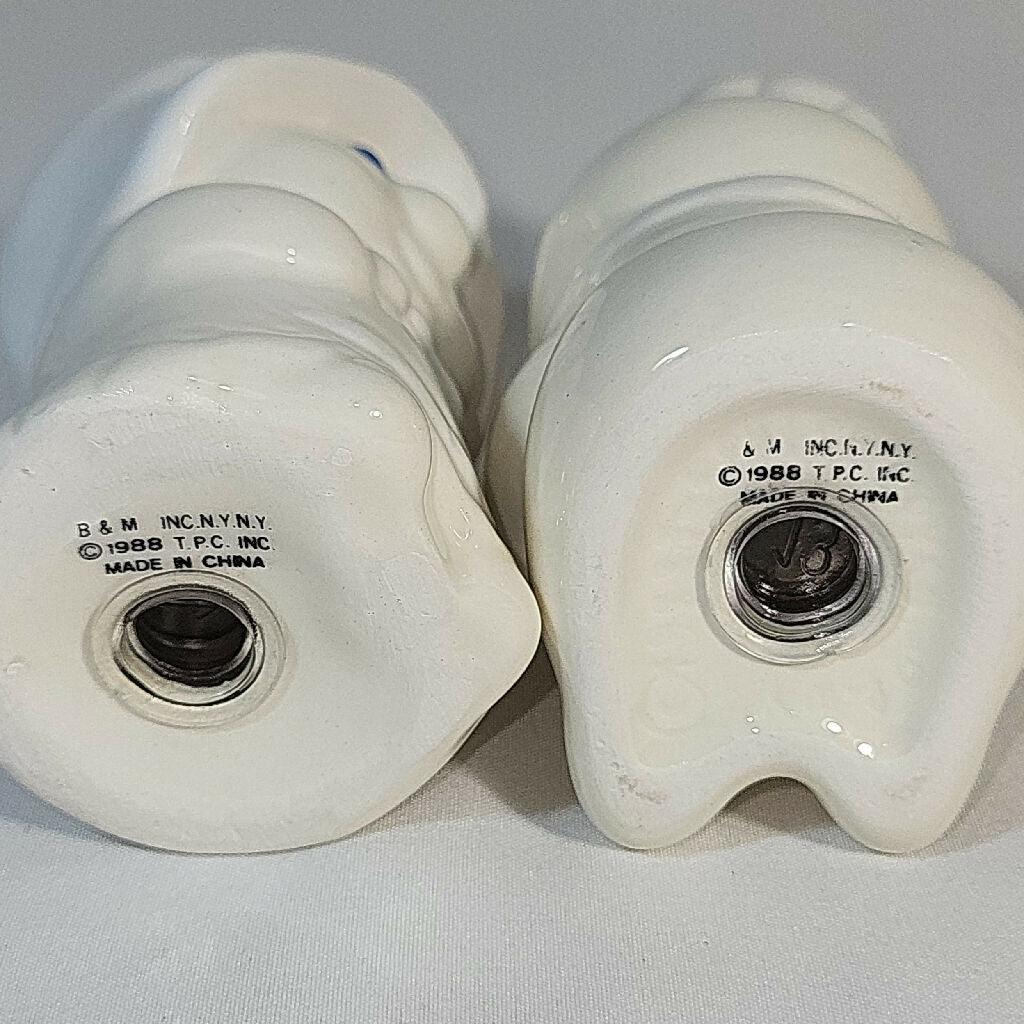 Pillsbury Dough Boy and Girl Salt & Pepper Shakers 1988 - trèsBin