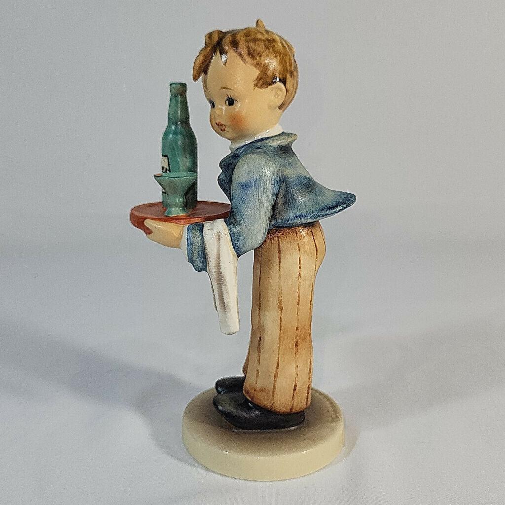 Goebel Hummel "Waiter" Boy with Wine Bottle and Glass #154 - trèsBin