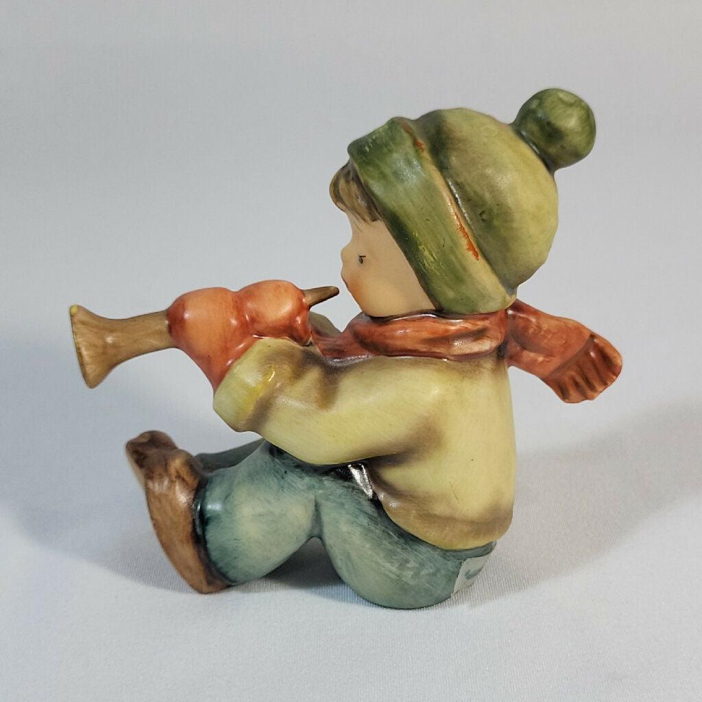 Goebel Hummel "Sound the Trumpet" Boy playing trumpet - trèsBin