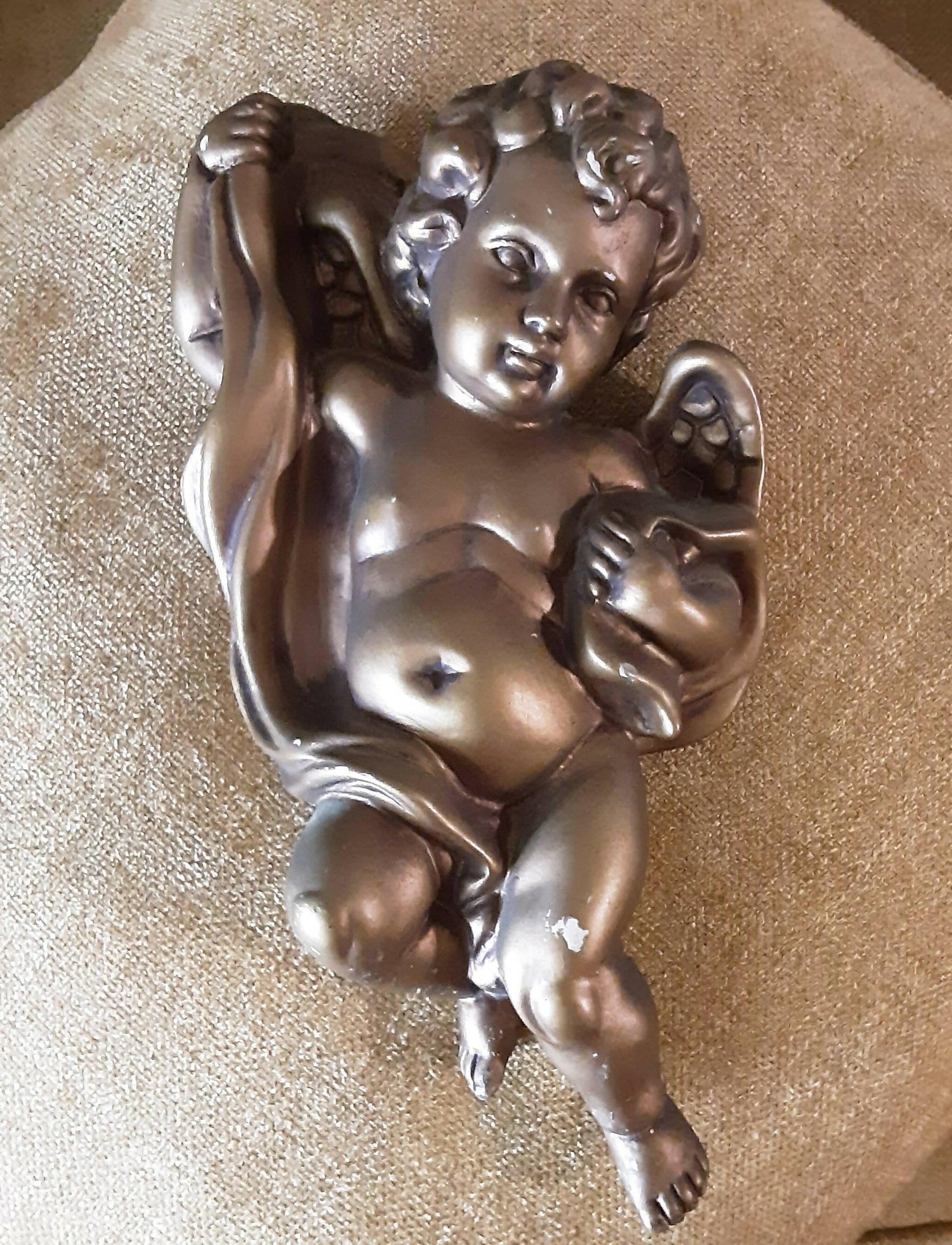 Vintage Homco Cherub Angel - trèsBin