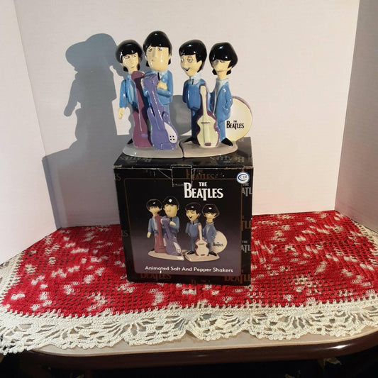 The Beatles Ceramic Animated Salt and Pepper Shakers - trèsBin