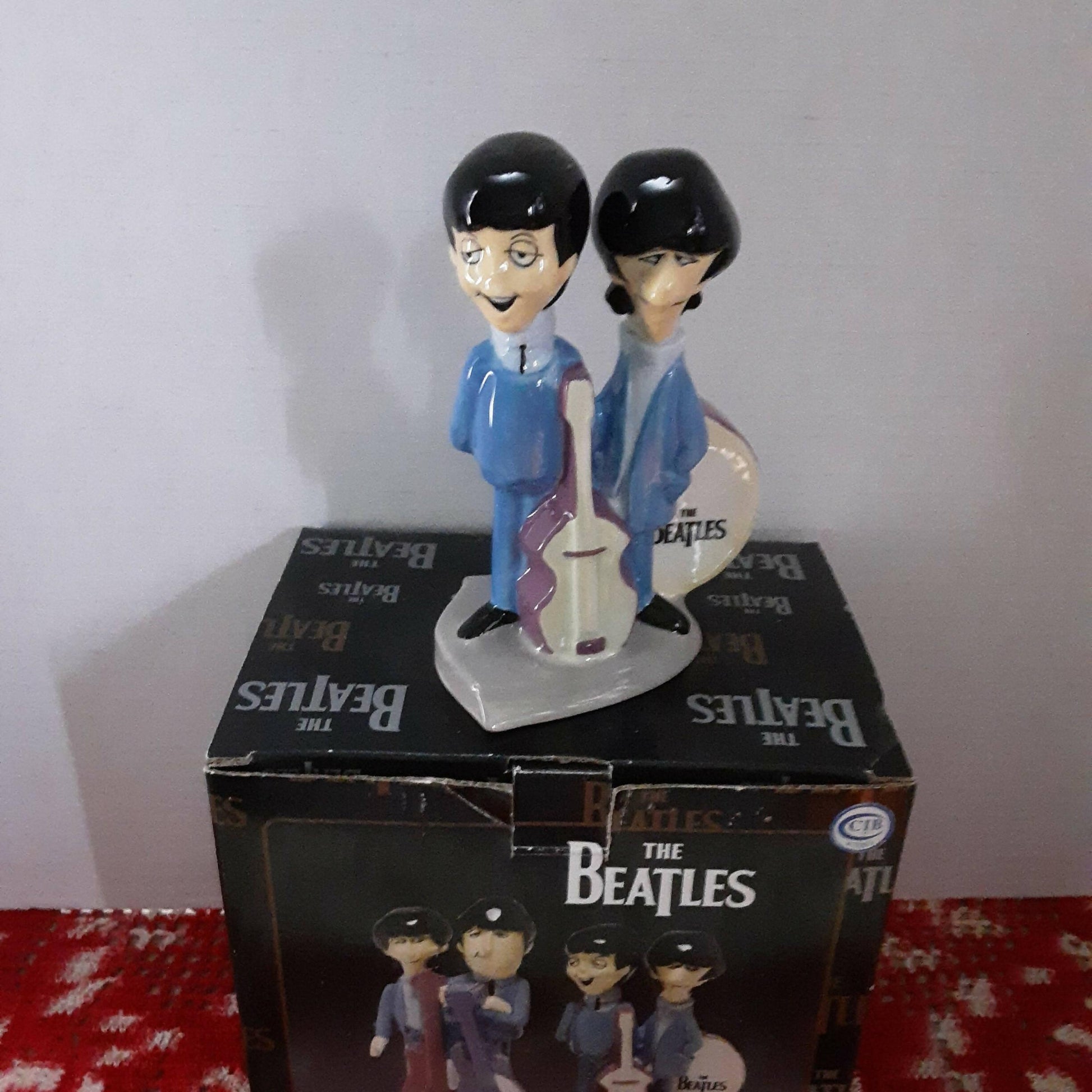 The Beatles Ceramic Animated Salt and Pepper Shakers - trèsBin