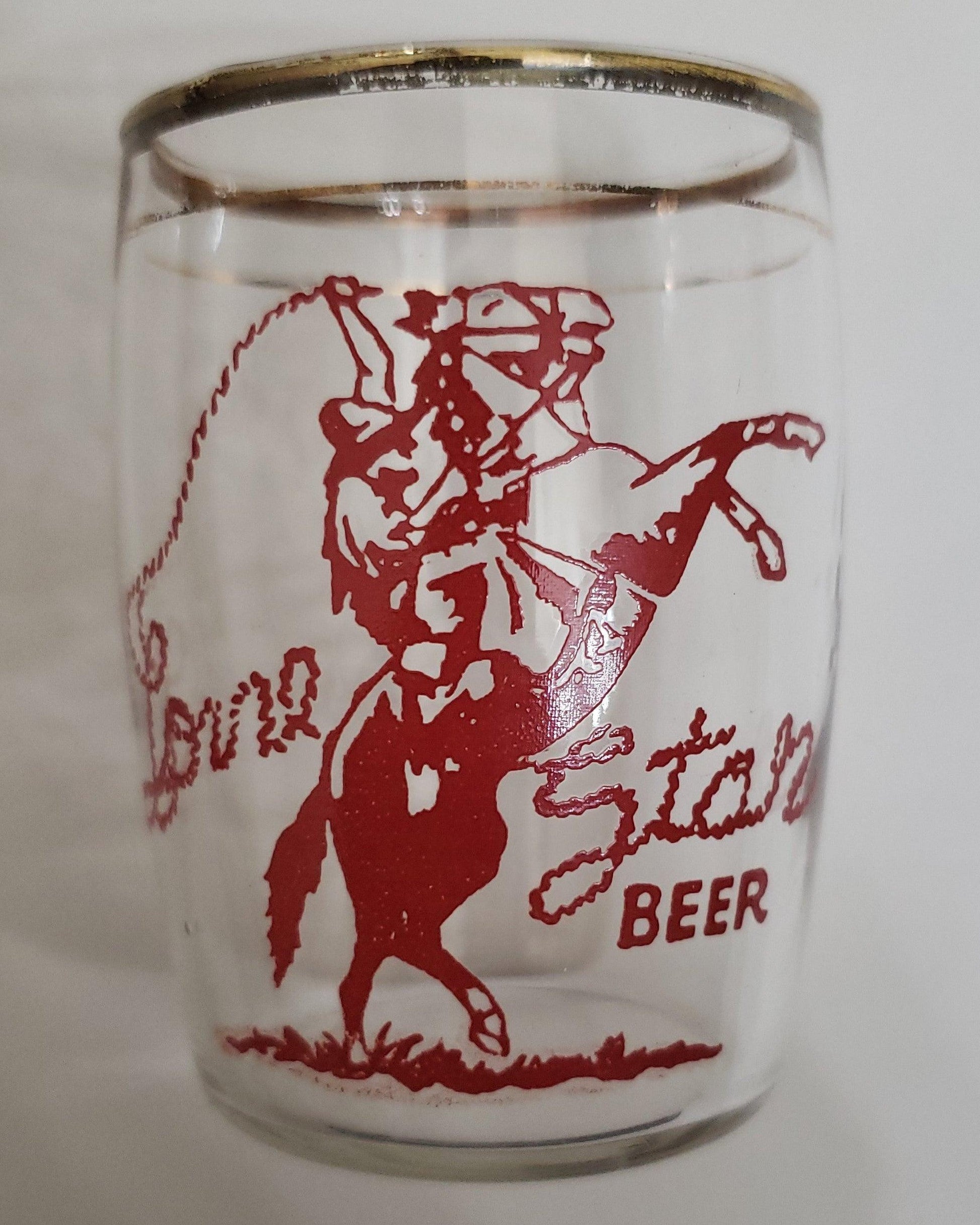 Lone Star Beer Glasses 5oz Set of Six - trèsBin