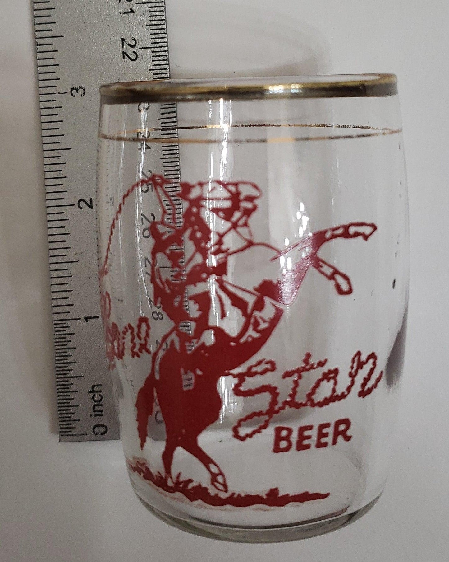 Lone Star Beer Glasses 5oz Set of Six - trèsBin