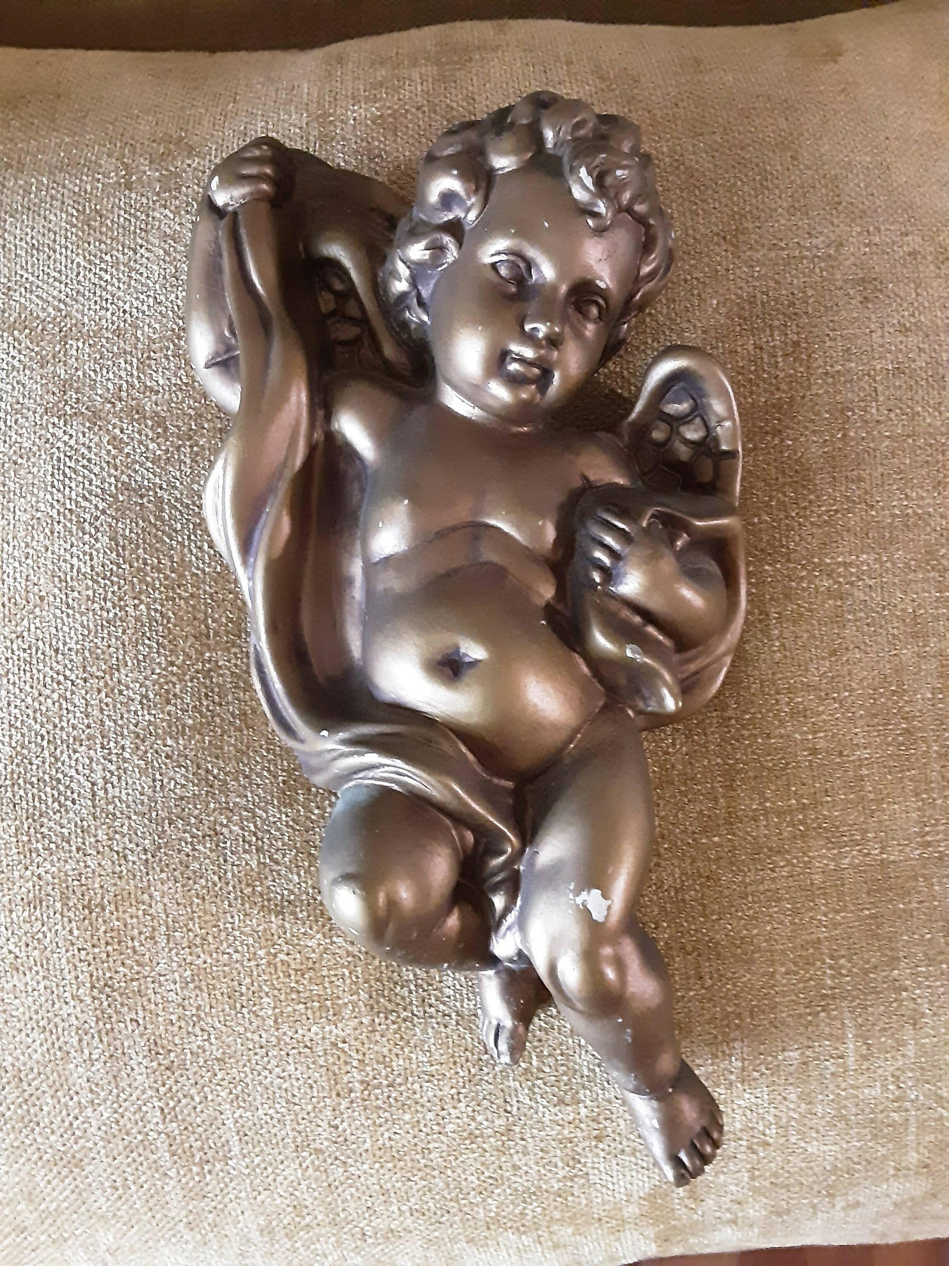 Vintage Homco Cherub Angel - trèsBin