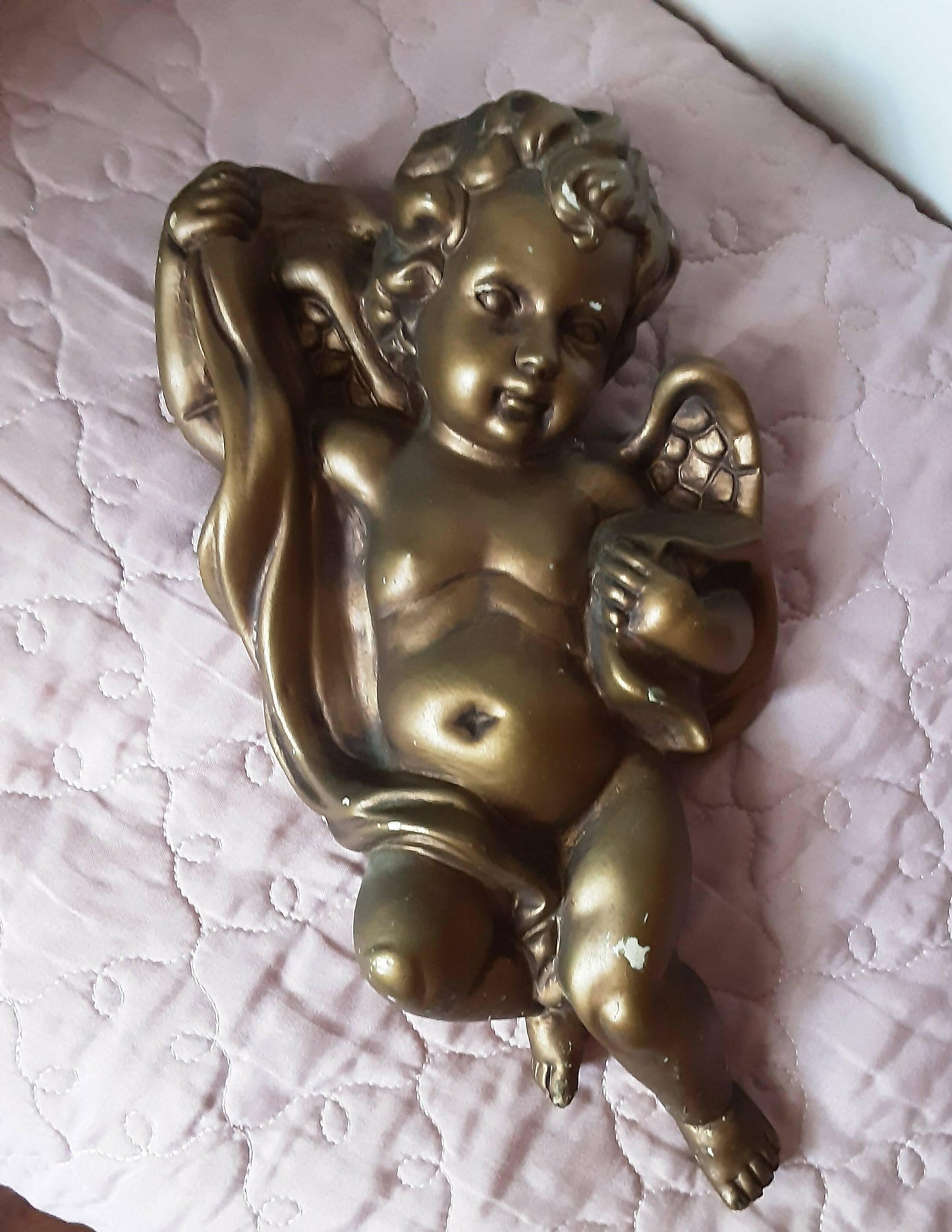 Vintage Homco Cherub Angel - trèsBin