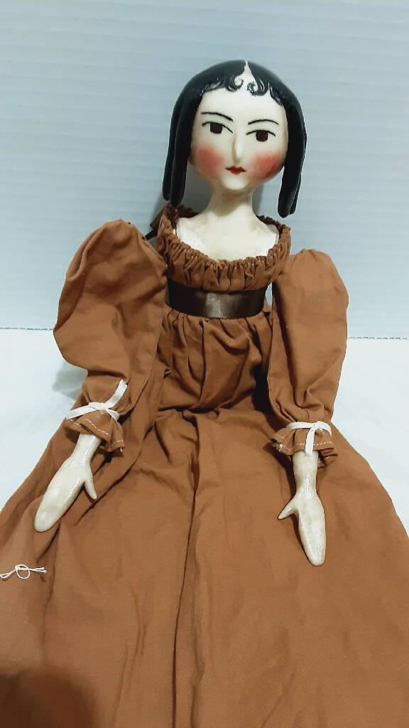 Handmade Clay Cloth Doll - trèsBin