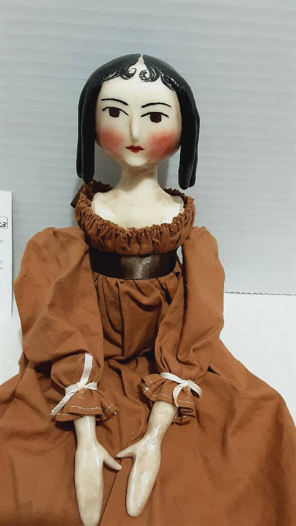 Handmade Clay Cloth Doll - trèsBin