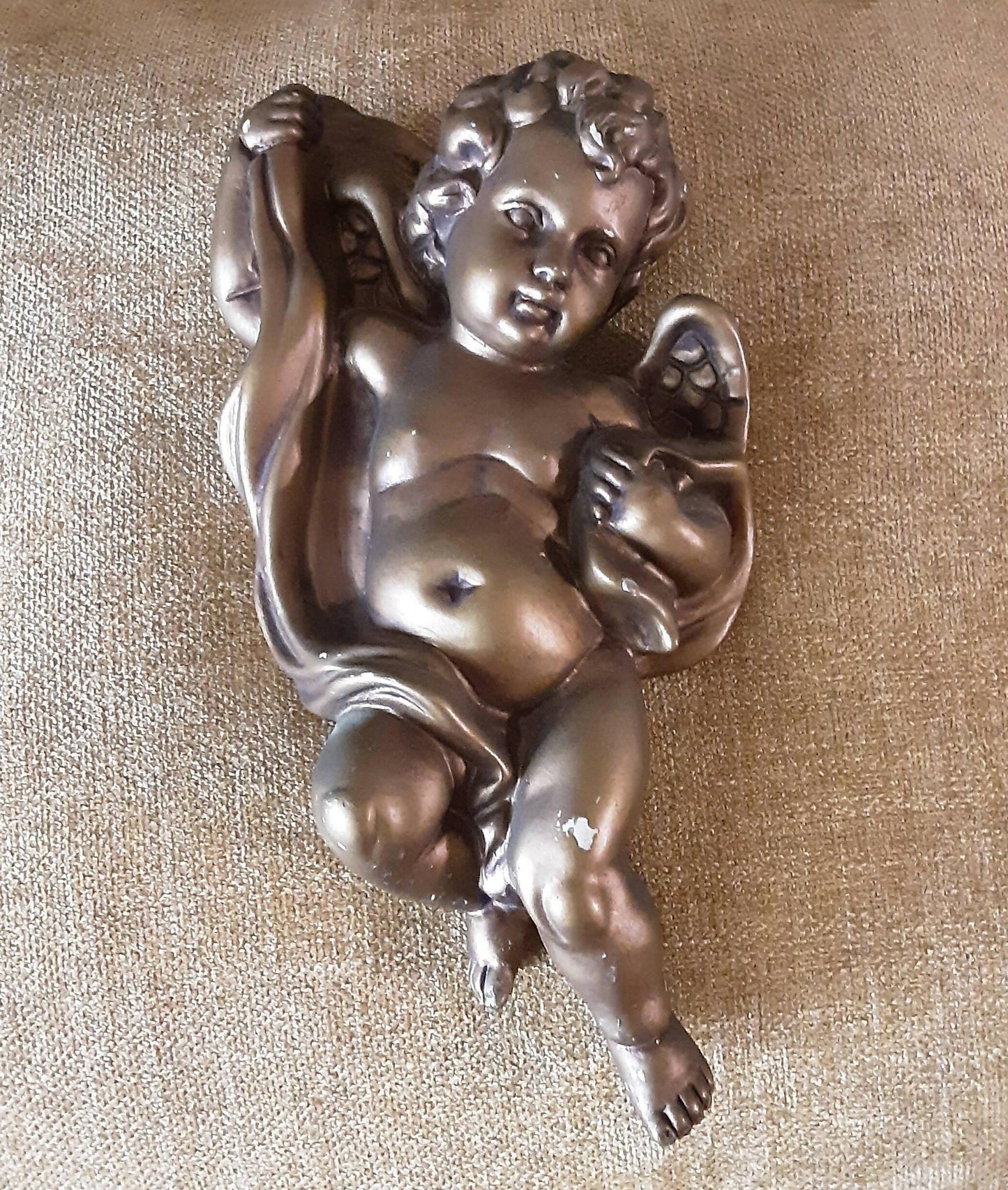 Vintage Homco Cherub Angel - trèsBin