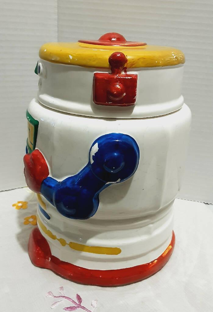 Vintage Ceramic Robot Cookie Jar Taylor NG - trèsBin