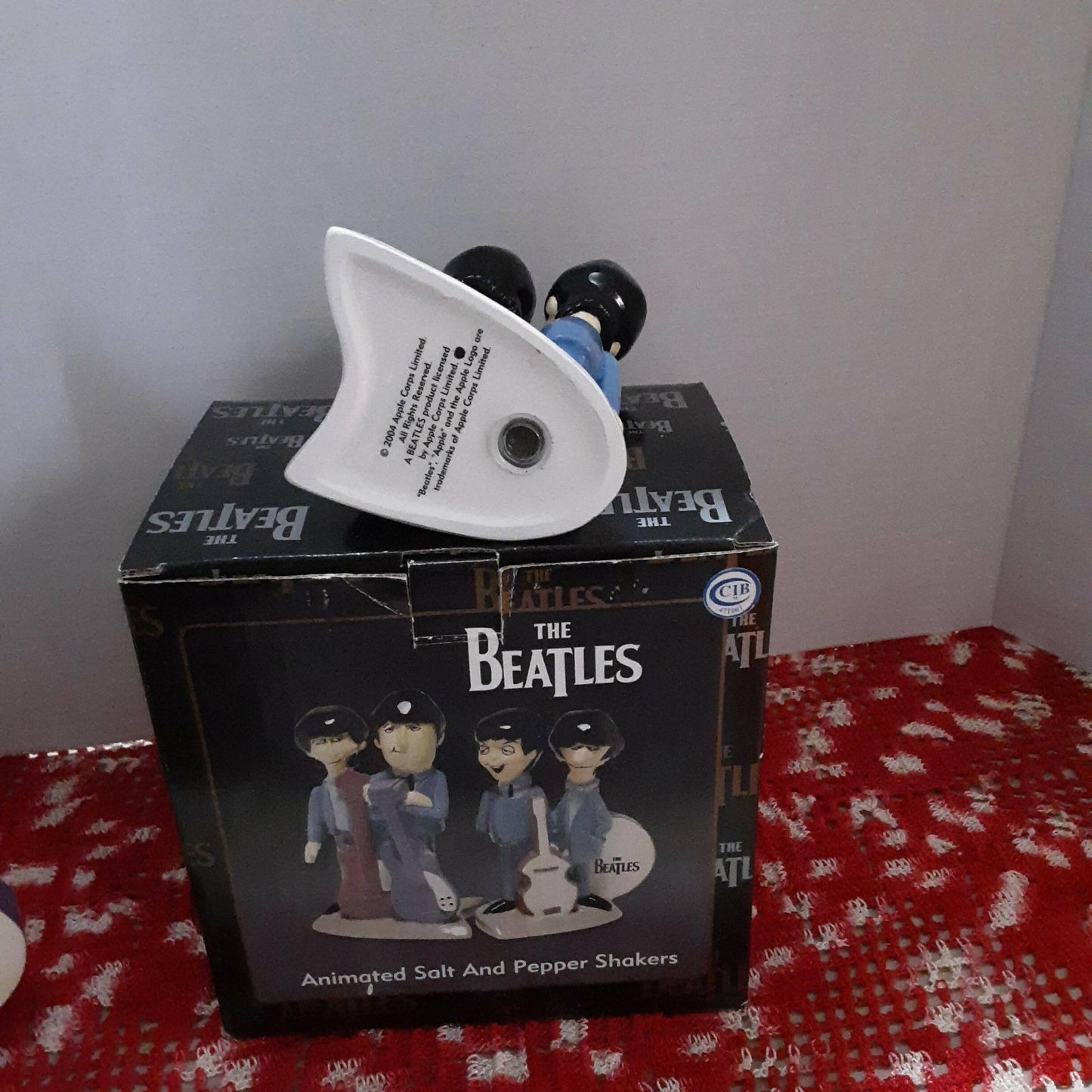 The Beatles Ceramic Animated Salt and Pepper Shakers - trèsBin