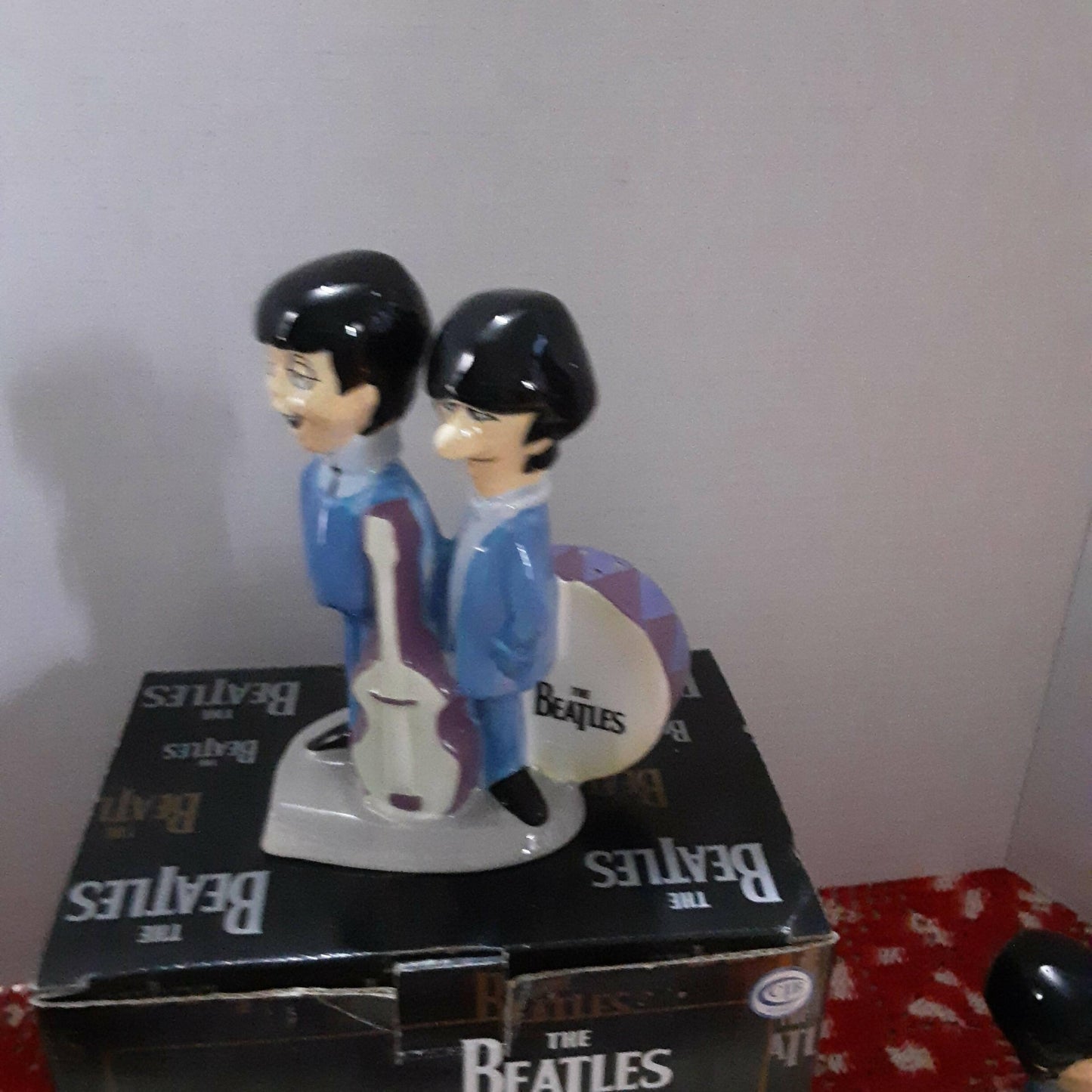 The Beatles Ceramic Animated Salt and Pepper Shakers - trèsBin