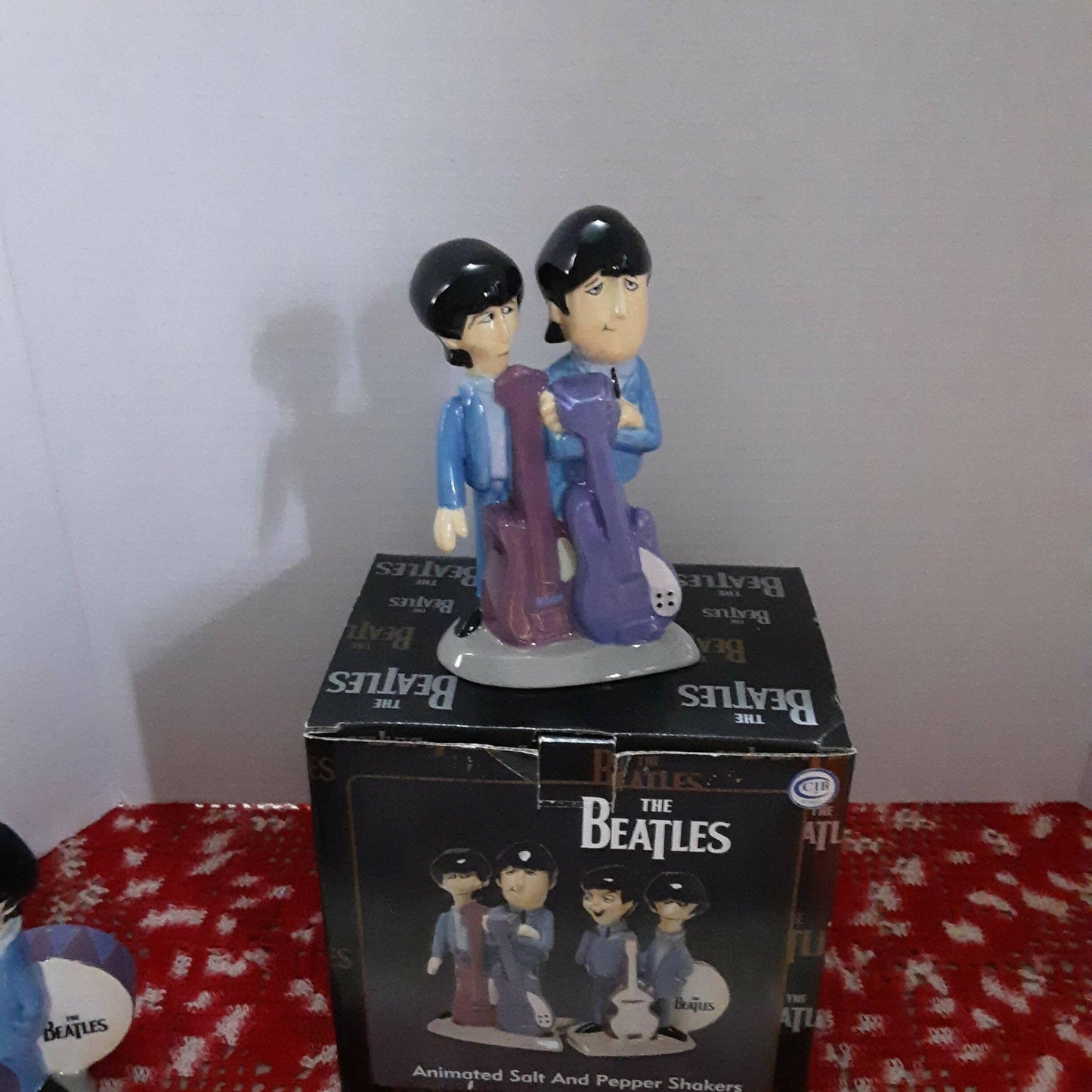 The Beatles Ceramic Animated Salt and Pepper Shakers - trèsBin