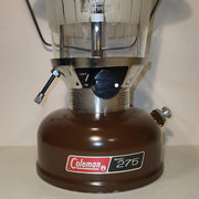 1978 Coleman Camp Lantern Model 275 with Pyrex Glass & Yellow