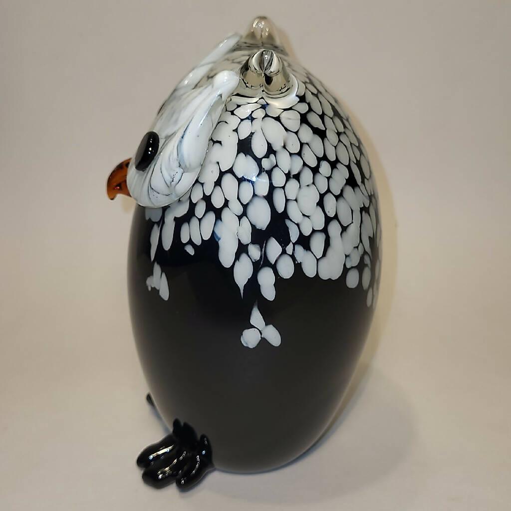 Murano Style Artisan Glass Owl - trèsBin