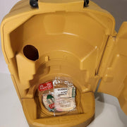 1978 Coleman Camp Lantern Model 275 with Pyrex Glass & Yellow