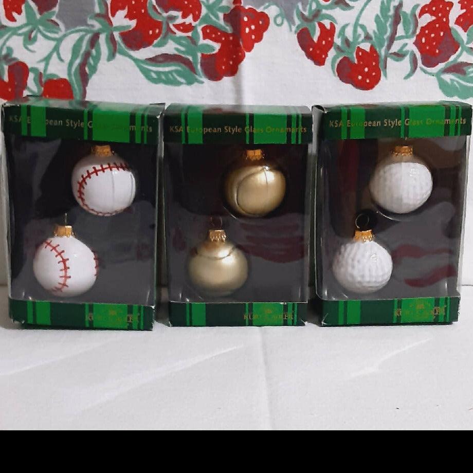 Kurt S Adler Sports Christmas Ornaments - trèsBin